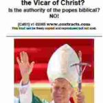 Pope Vicar of Christ