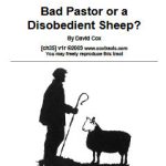 Ch35 Bad Pastor or Disobedient Sheep? sorts out differences between pastors and sheep, marking all must obey Scripture.